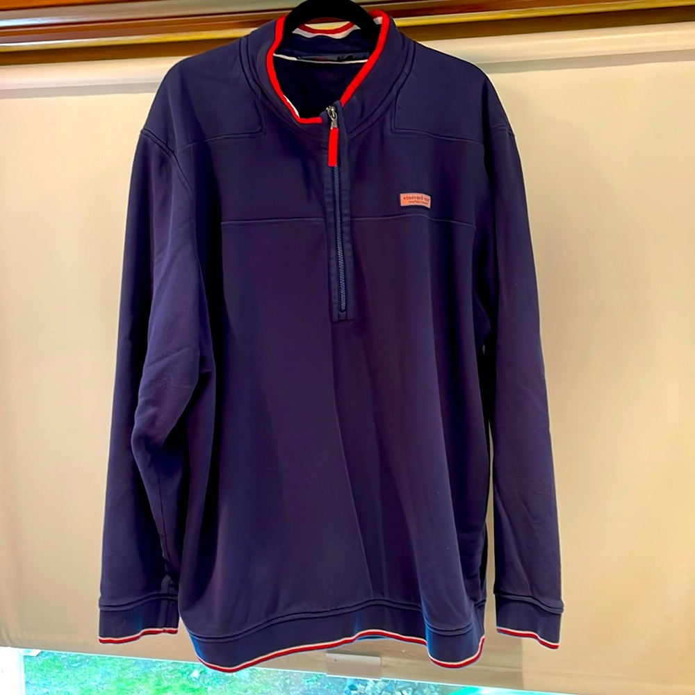 Mens Vineyard Vines Pullover 1/4 Zip Sweatshirt